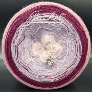 CROCHETka F13 pastelowy róż/lawenda/jeżyna/zawilec
