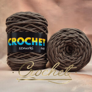 SZNUREK BAWEŁNIANY 5mm CROCHET – BRĄZOWY100mb – SZNUREK PLECIONY!!!INNA PARTIA NIŻ 2mm!!!