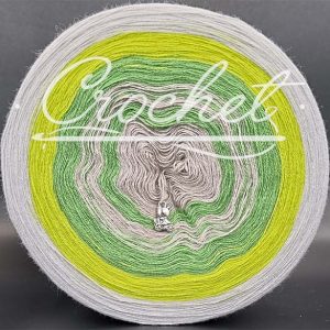 CROCHETka F73 – popielaty/zielony/kiwi/jasny szary