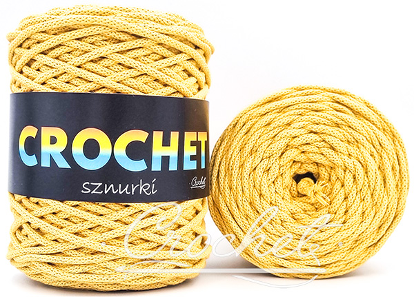 SZNUREK BAWEŁNIANY 3mm CROCHET – MUSZTARDA 100mb – SZNUREK PLECIONY SZNUREK BAWEŁNIANY 3mm CROCHET – MUSZTARDA 100mb – SZNUREK PLECIONY - obrazek 3