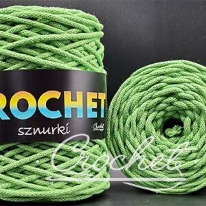 SZNUREK BAWEŁNIANY 3mm CROCHET – LIMONKA 100mb – SZNUREK PLECIONY