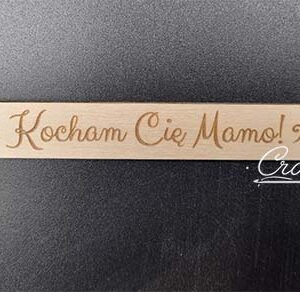 KOCHAM CIĘ MAMO! – tabliczka 10×1,5cm