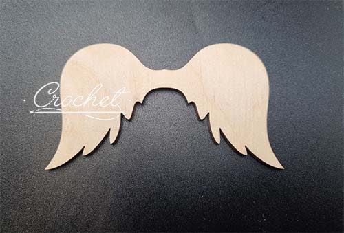 skrzydła drewniane aniołek w ramce makrama skrzydełka ze sklejki goluch studio