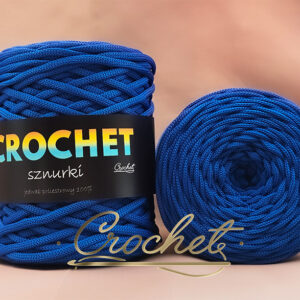 SZNUREK POLIESTROWY PŁASKI 5mm CROCHET – CHABROWY 100mb
