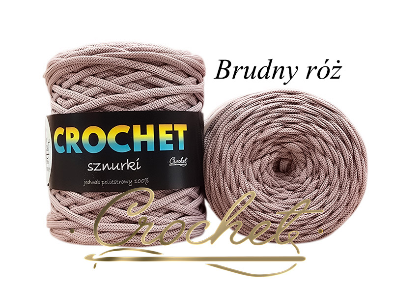 SZNUREK POLIESTROWY PŁASKI 5mm CROCHET – BRUDNY RÓŻ 100mb SZNUREK POLIESTROWY PŁASKI 5mm CROCHET - BRUDNY RÓŻ 100mb - obrazek 3