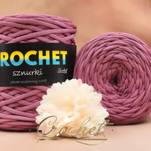 SZNUREK POLIESTROWY PŁASKI 5mm CROCHET – JAGÓDKA 100mb SZNUREK POLIESTROWY PŁASKI 5mm CROCHET – JAGÓDKA 100mb