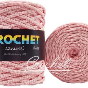 SZNUREK POLIESTROWY PŁASKI 3mm CROCHET – JASNY RÓŻ 100mb