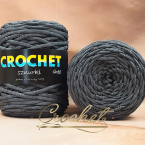 SZNUREK POLIESTROWY PŁASKI 5mm CROCHET – GRAFIT 100mb SZNUREK POLIESTROWY PŁASKI 5mm CROCHET – GRAFIT 100mb