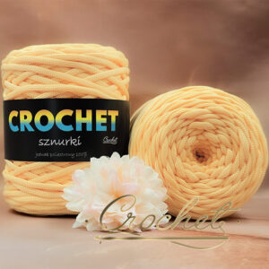 SZNUREK POLIESTROWY PŁASKI 5mm CROCHET – JASNY ŻÓŁTY 100mb SZNUREK POLIESTROWY PŁASKI 5mm CROCHET – JASNY ŻÓŁTY 100mb