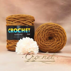 SZNUREK POLIESTROWY PŁASKI 5mm CROCHET – JESIENNE ZŁOTO 100mb SZNUREK POLIESTROWY PŁASKI 5mm CROCHET – JESIENNE ZŁOTO 100mb