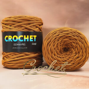 SZNUREK POLIESTROWY PŁASKI 5mm CROCHET – JESIENNE ZŁOTO 100mb SZNUREK POLIESTROWY PŁASKI 5mm CROCHET – JESIENNE ZŁOTO 100mb