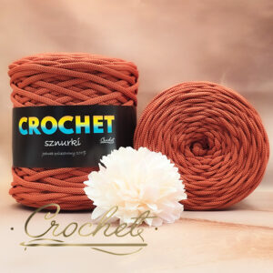 pliester płaski rudy pimotki jedwab pliestrowy sznrek płaski SZNUREK POLIESTROWY PŁASKI 5MM