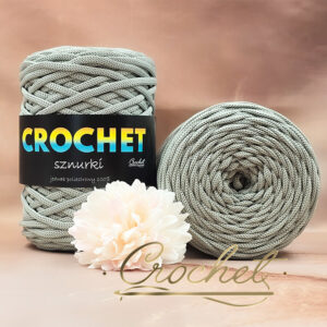 SZNUREK POLIESTROWY PŁASKI 5mm CROCHET – SREBRNY 100mb SZNUREK POLIESTROWY PŁASKI 5mm CROCHET – SREBRNY 100mb