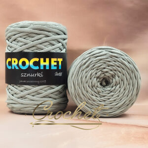 SZNUREK POLIESTROWY PŁASKI 5mm CROCHET – SREBRNY 100mb SZNUREK POLIESTROWY PŁASKI 5mm CROCHET – SREBRNY 100mb