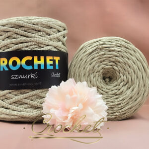 SZNUREK POLIESTROWY PŁASKI 5mm CROCHET – JASNA OLIWKA 100mb SZNUREK POLIESTROWY PŁASKI 5mm CROCHET – JASNA OLIWKA 100mb