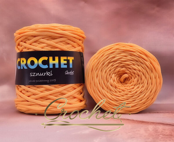 SZNUREK POLIESTROWY PŁASKI 3mm CROCHET – HERBACIANY RÓŻ 100mb
