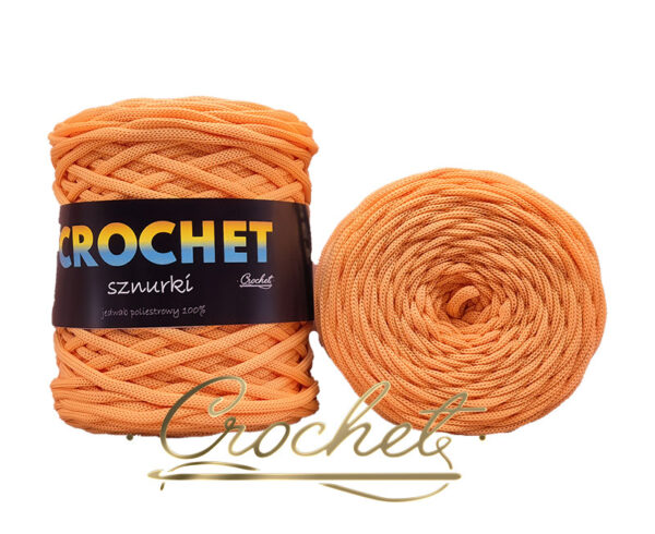 SZNUREK POLIESTROWY PŁASKI 3mm CROCHET – HERBACIANY RÓŻ 100mb