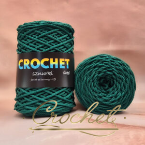 SZNUREK POLIESTROWY OKRĄGŁY 2mm CROCHET – JASNA ZIELEŃ BUTELKOWA 100mb
