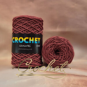 SZNUREK POLIESTROWY OKRĄGŁY 2mm CROCHET – JASNE WINO 100mb
