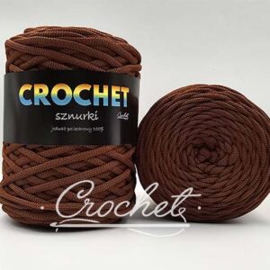 SZNUREK POLIESTROWY PŁASKI 3mm CROCHET – ORZECH PEKAN 100mb