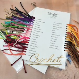 !!!WZORNIK KOLORÓW SZNURKÓW POLIESTROWYCH CROCHET!!!