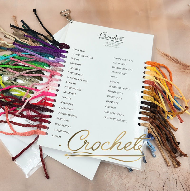 !!!WZORNIK KOLORÓW SZNURKÓW POLIESTROWYCH CROCHET!!! !!!WZORNIK KOLORÓW SZNURKÓW POLIESTROWYCH CROCHET!!! - obrazek 3