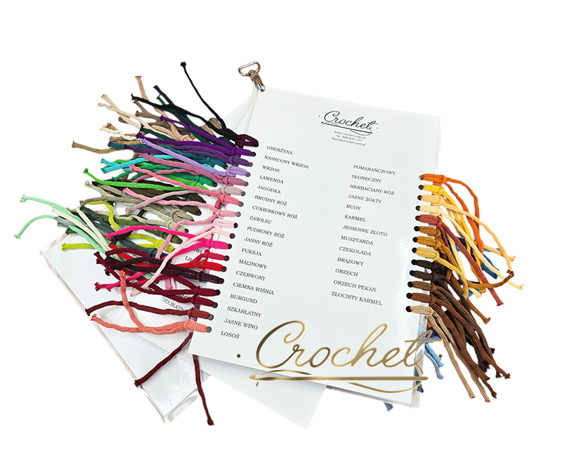 !!!WZORNIK KOLORÓW SZNURKÓW POLIESTROWYCH CROCHET!!! !!!WZORNIK KOLORÓW SZNURKÓW POLIESTROWYCH CROCHET!!! - obrazek 4
