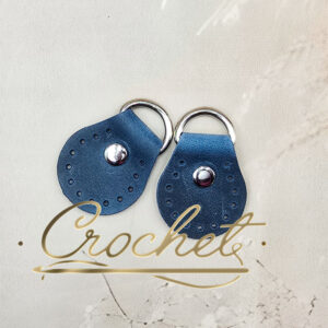 MOCOWANIA BOCZNE UCHWYTY SKÓRZANE – CROCHET- JEANS OKUCIA SREBRNE