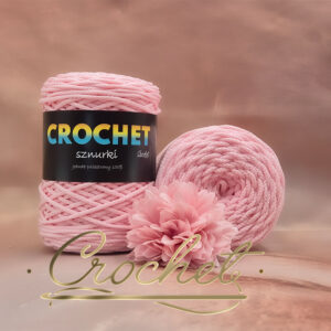 SZNUREK POLIESTROWY OKRĄGŁY 3mm CROCHET – PUDROWY RÓŻ 100mb