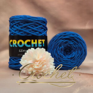 SZNUREK POLIESTROWY PŁASKI 3mm CROCHET – JASNY CHABROWY 100mb