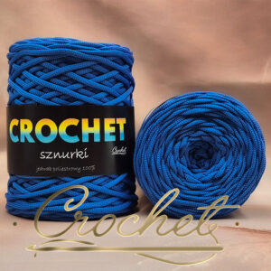 SZNUREK POLIESTROWY PŁASKI 3mm CROCHET – JASNY CHABROWY 100mb