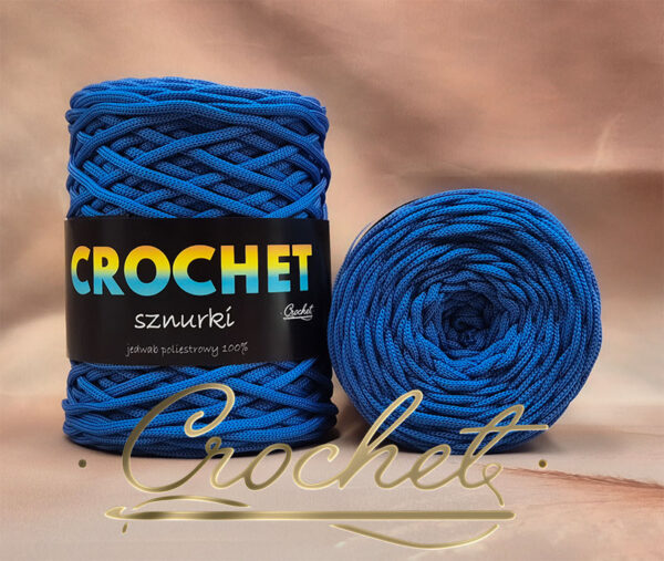 SZNUREK POLIESTROWY PŁASKI 3mm CROCHET – JASNY CHABROWY 100mb