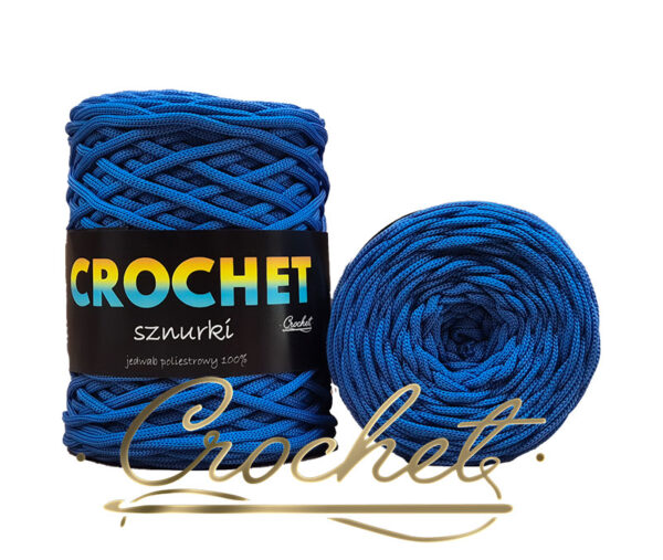 SZNUREK POLIESTROWY PŁASKI 3mm CROCHET – JASNY CHABROWY 100mb