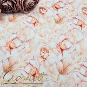TKANINA NA PODSZEWKĘ OXFORD – JESIENNE MAGNOLIE 50x155cm