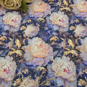 TKANINA NA PODSZEWKĘ OXFORD – MAGICZNE KWIATY 50x155cm TKANINA NA PODSZEWKĘ OXFORD – MAGICZNE KWIATY 50x155cm