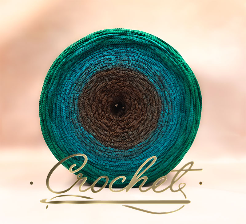 SZNUREK OMBRE POLIESTROWY 5mm – PŁASKI – LEŚNE JEZIORO 255m CROCHET SZNUREK OMBRE POLIESTROWY 5mm - PŁASKI - LEŚNE JEZIORO 255m CROCHET - obrazek 2