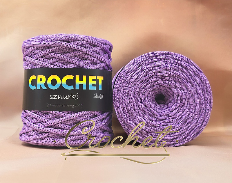 SZNUREK POLIESTROWY PŁASKI LUREX 5mm CROCHET – LAWENDA + LAWENDOWA NIĆ 100mb SZNUREK POLIESTROWY PŁASKI LUREX 5mm CROCHET - LAWENDA + LAWENDOWA NIĆ 100mb - obrazek 2