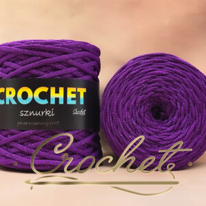SZNUREK POLIESTROWY PŁASKI LUREX 5mm CROCHET – NASYCONY WRZOS + FIOLETOWA NIĆ 100mb SZNUREK POLIESTROWY PŁASKI LUREX 5mm CROCHET – NASYCONY WRZOS + FIOLETOWA NIĆ 100mb