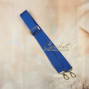 PASEK DO TOREBKI TEKSTYLNY – CROCHET – CHABROWY OKUCIA SREBRNE IT2