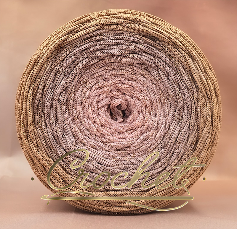 SZNUREK OMBRE POLIESTROWY 5mm – PŁASKI – ROSE GLOW + BŁYSZCZĄCA NIĆ 230m CROCHET SZNUREK OMBRE POLIESTROWY 5mm - PŁASKI - ROSE GLOW + BŁYSZCZĄCA NIĆ 230m CROCHET - obrazek 2
