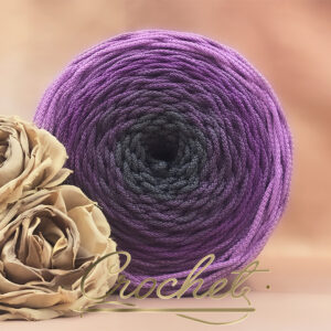 SZNUREK OMBRE POLIESTROWY 3mm – OKRĄGŁY – WRZOSOWA DOLINA (3O) 295m CROCHET SZNUREK OMBRE POLIESTROWY 3mm – OKRĄGŁY – WRZOSOWA DOLINA (3O) 295m CROCHET