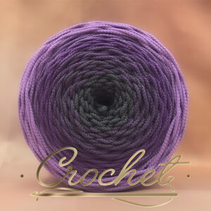 SZNUREK OMBRE POLIESTROWY 3mm – OKRĄGŁY – WRZOSOWA DOLINA (3O) 295m CROCHET SZNUREK OMBRE POLIESTROWY 3mm – OKRĄGŁY – WRZOSOWA DOLINA (3O) 295m CROCHET