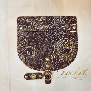 KLAPKA DO TOREBKI WZORKI – CROCHET MATCH/WINO – 20x18cm RĄCZKA ZŁOTY PRINT OKUCIA ZŁOTE IT – WINE EDITION KLAPKA DO TOREBKI WZORKI – CROCHET MATCH/WINO – 20x18cm RĄCZKA ZŁOTY PRINT OKUCIA ZŁOTE IT – WINE EDITION