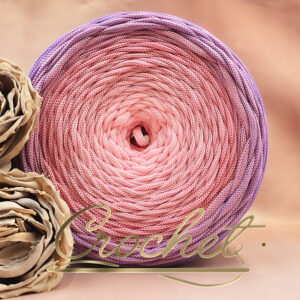 SZNUREK OMBRE POLIESTROWY 5mm – PŁASKI – FIOREN TINA 250m CROCHET