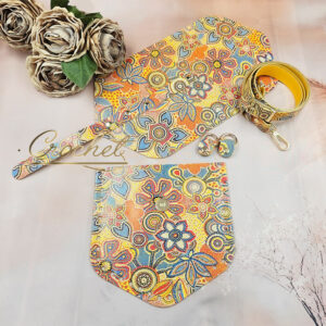 ZESTAW SKÓRZANY BAZA ASTRID – CROCHET – ETNO OKUCIA ZŁOTE IT3 – SUNNY EDITION !!!LIMITOWANY EGZEMPLARZ!!!