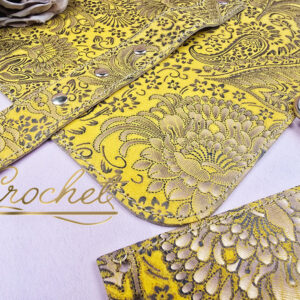 ZESTAW SKÓRZANY BAZA FREYA – CROCHET – ZŁOTY PRINT SUNNY EDITION OKUCIA ZŁOTE IT ZESTAW SKÓRZANY BAZA FREYA – CROCHET – ZŁOTY PRINT SUNNY EDITION OKUCIA ZŁOTE IT