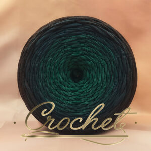 SZNUREK OMBRE POLIESTROWY 5mm – PŁASKI – ! ASENARI –  MAGIA ŻYWIOŁÓW – ZIEMIA – MOSS REVERIE 260m – CROCHET
