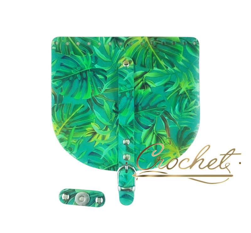 KLAPKA DO TOREBKI WZORKI – CROCHET MATCH/LAGUNA – 20x18cm PASECZEK MONSTERA OKUCIA SREBRNE IT4 – LAGOON EDITION KLAPKA DO TOREBKI WZORKI - CROCHET MATCH/LAGUNA - 20x18cm PASECZEK MONSTERA OKUCIA SREBRNE IT4 - LAGOON EDITION - obrazek 3