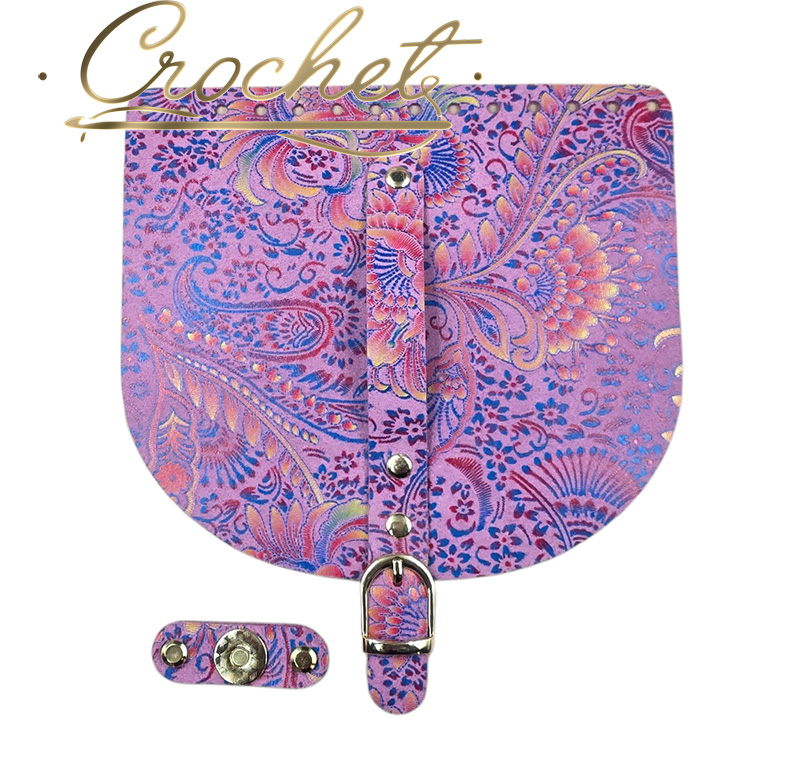 KLAPKA DO TOREBKI WZORKI – CROCHET – 20x18cm CHABROWO CZERWONY PRINT OKUCIA ZŁOTE IT4 – ORCHID EDITION KLAPKA DO TOREBKI WZORKI - CROCHET - 20x18cm CHABROWO CZERWONY PRINT OKUCIA ZŁOTE IT4 - ORCHID EDITION - obrazek 3