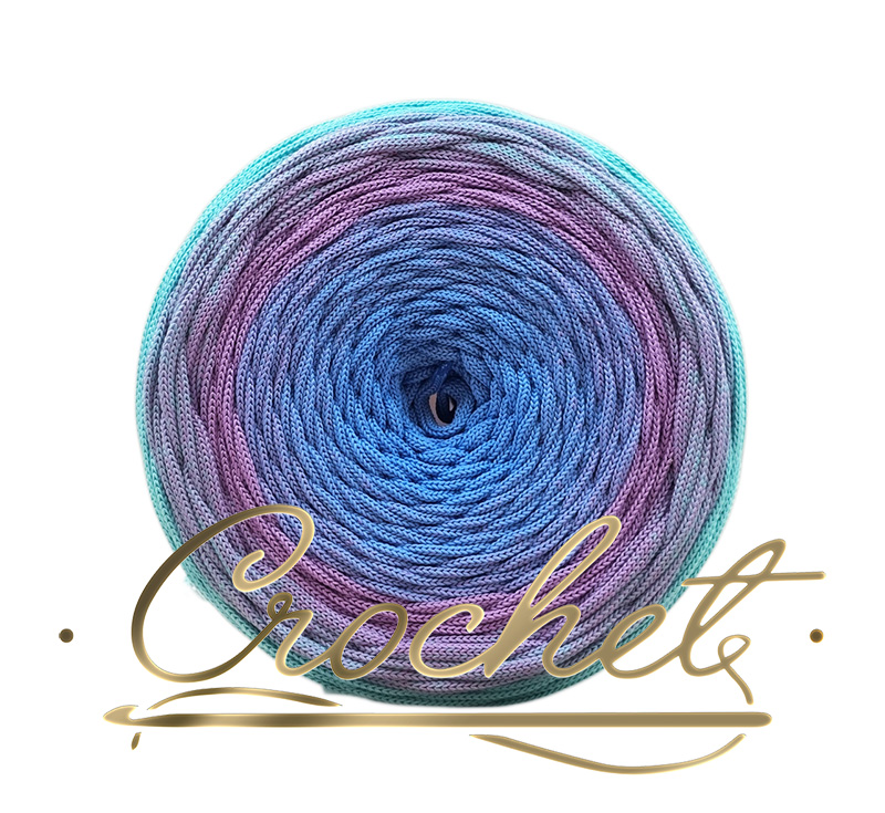 SZNUREK OMBRE POLIESTROWY 5mm – PŁASKI – BLU SERENO 250m CROCHET SZNUREK OMBRE POLIESTROWY 5mm - PŁASKI - BLU SERENO 250m CROCHET - obrazek 3